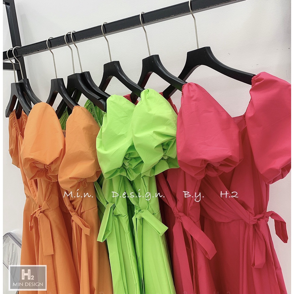 VÁY THÔ THẮT NƠ CHÉO ĐIỆU ĐÀ HOT HÈ 2022