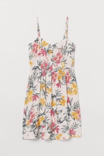 Đầm hoa 2 dây H&M divide malaysia