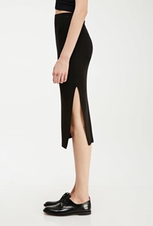Chân váy thun xẻ tà hiệu FOREVER21