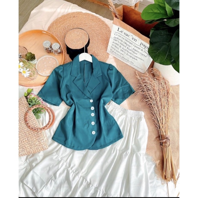 Set Váy Tầng Kết Hợp Áo Vest Siêu Hot - Set Bộ Đi Chơi Phong Cách Hàn Quốc Trẻ Trung Năng Động Ulzzang