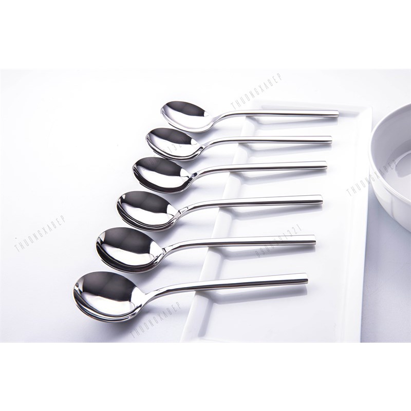 Muỗng Inox Ăn Soup 17.9cm Auenberg - Inox 18/10