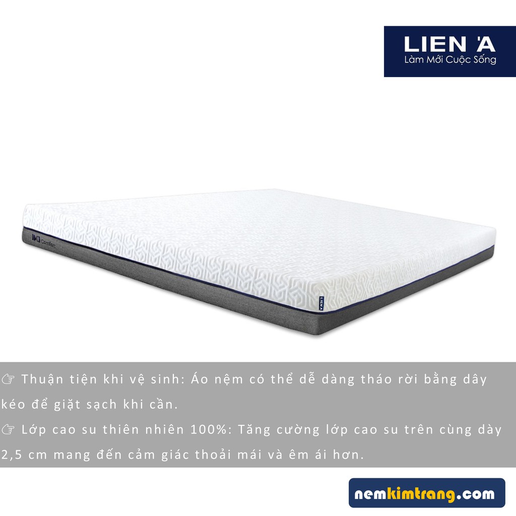 [FREE SHIP] Nệm đa tầng IKI Comfort Liên Á - CHÍNH HÃNG, BẢO HÀNH 10 NĂM