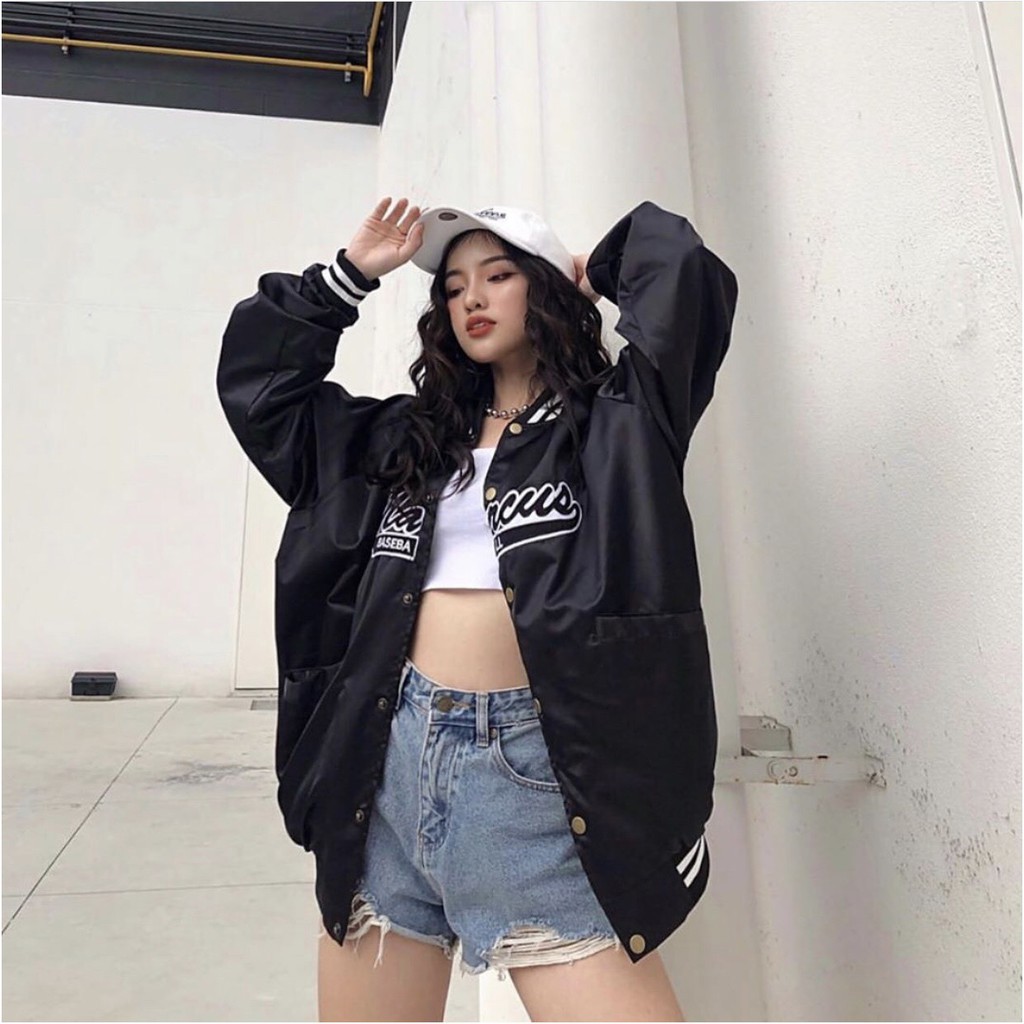 Áo Khoác Dù BOMBER MAR.CUS. Ulzzang Unisex Áo khoác bóng chày form rộng | Gumeco | BigBuy360 - bigbuy360.vn