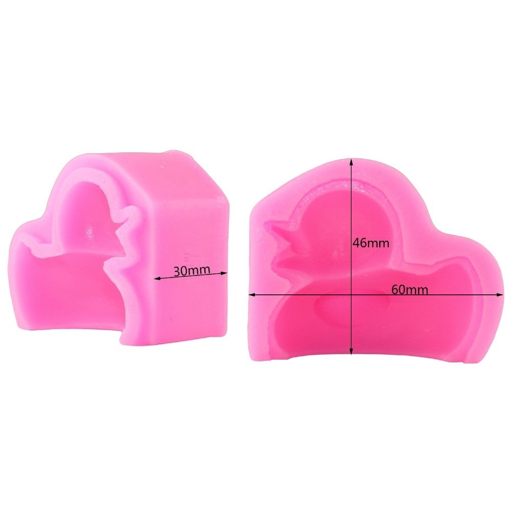 Khuôn silicon làm kẹo đường hình con vịt