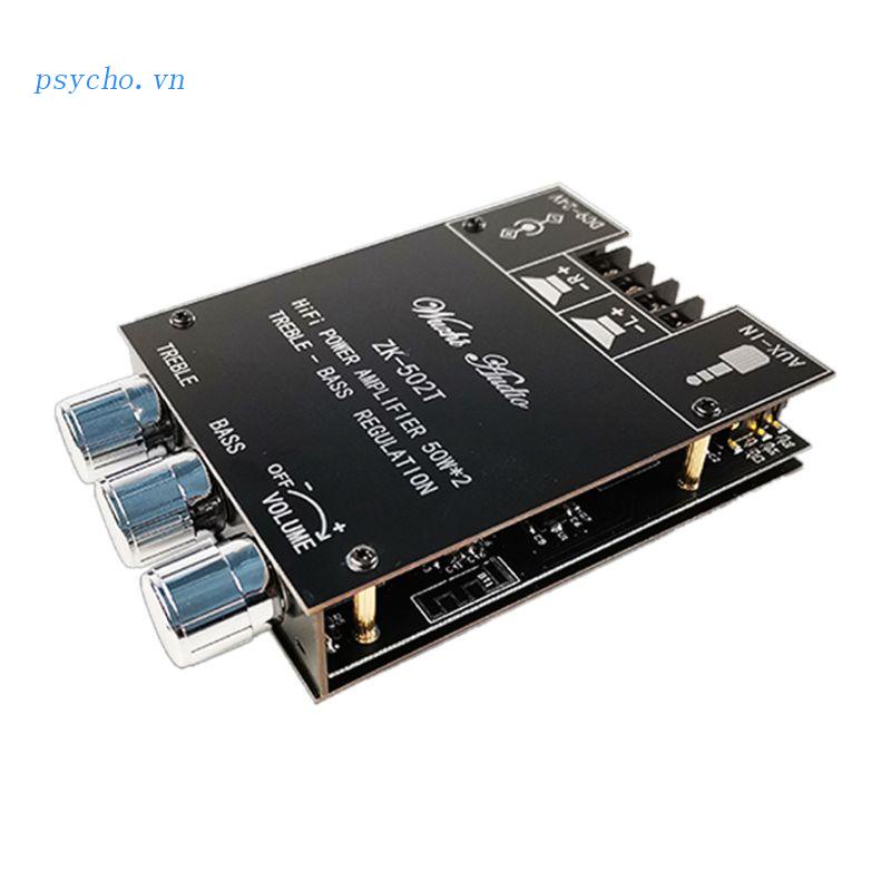 Bộ Khuếch Đại Âm Thanh Kỹ Thuật Số Bluetooth 5.0 TPA3116D2 50W x 2 Kênh Kép DC9-24V