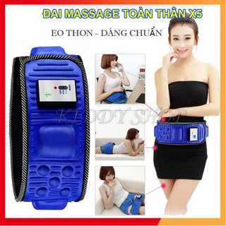 ĐAI MASSAGE GiẢM BÉO X5, Cơ chế hiện đại, giúp Dáng đẹp - Eo thon, Bảo hành uy tín trên toàn quốc