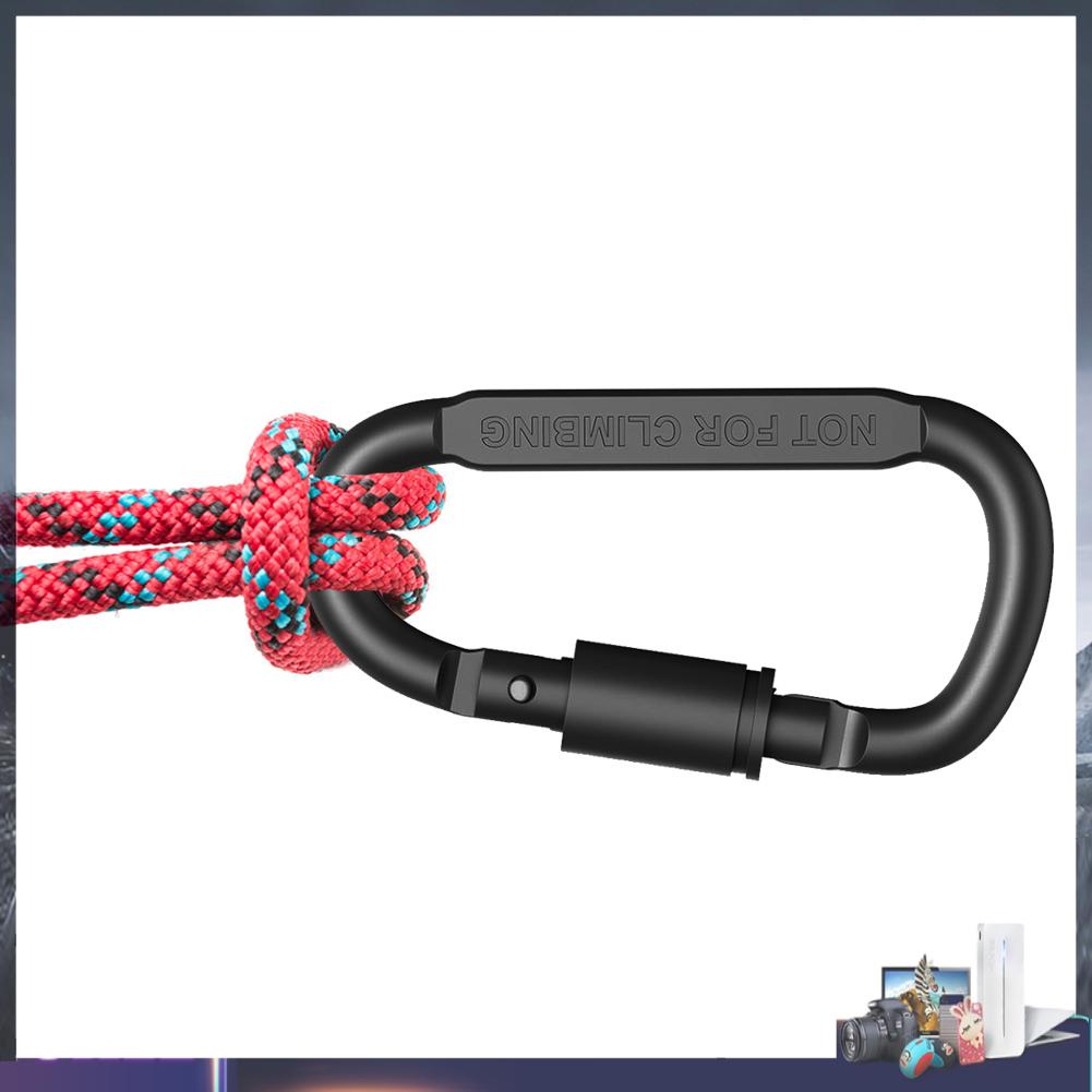 Set 6 Móc Khóa Chữ D Đa Năng Bằng Hợp Kim Nhôm