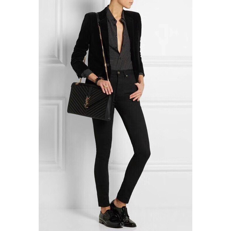 ⚜ TÚI XÁCH NỮ SAINT LAURENT BẢN SUPER VÍP MÀU ĐEN