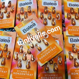 Viên nang Balea Vitamin C dạng cô đặc dưỡng trắng da, làm mờ vết thâm, nám.