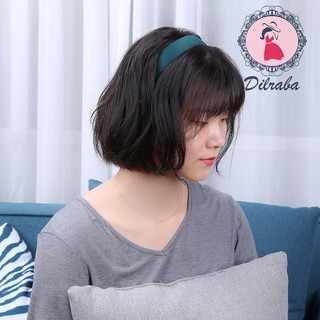 Băng Đô Cài Tóc Màu Trơn Thiết Kế Đơn Giản Cho Nữ