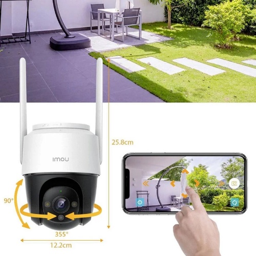 Camera Wifi ngoài trời IMOU CRUISER 4MP IPC-S42FP, có màu ban đêm, xoay 360 độ, chính hãng bảo hành 2 năm