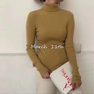 Áo len tăm cổ lọ