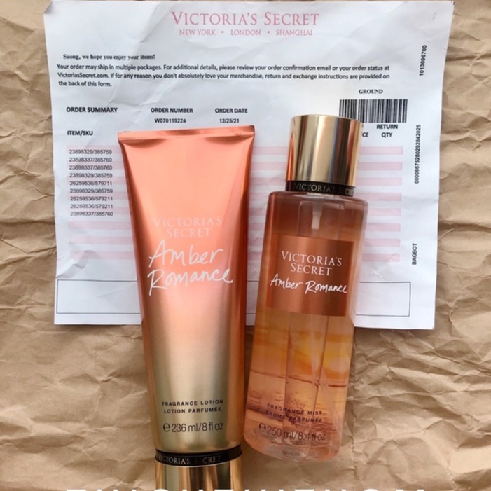 XỊT THƠM TOÀN THÂN VICTORIA SECRET AMBER ROMANCE 🍒CHERRY🍒