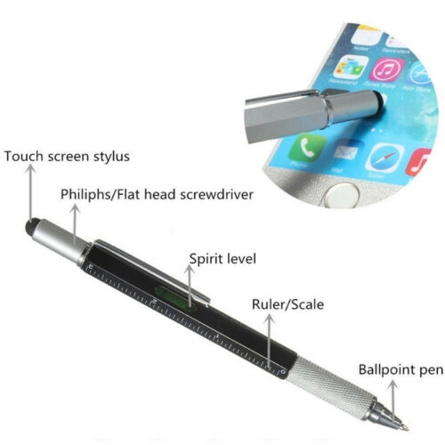 Bút stylus cảm ứng chạm kèm tuốc nơ vít 6 trong 1 đa năng tiện dụng