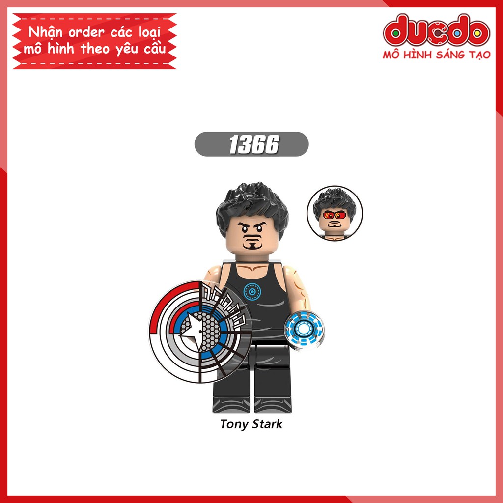 Minifigures các siêu anh hùng trong MCU - Đồ chơi Lắp ghép Xếp hình Mô hình Mini Iron Man XINH X0270