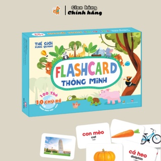 Flashcard thông minh cỡ to - Các chủ đề về Thế Giới Xung Quanh - Song ngữ