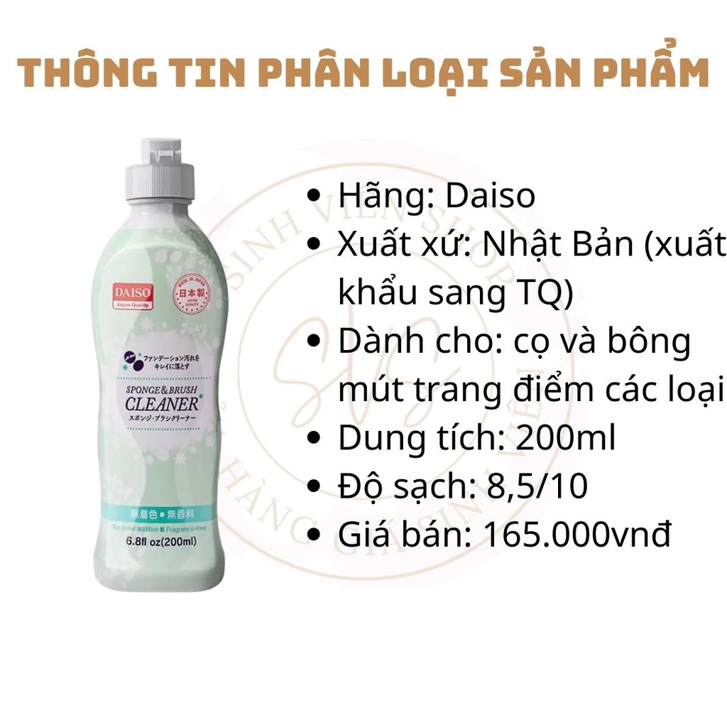 Nước rửa cọ trang điểm 90ml Beauty Artistan dung dịch vệ sinh mút cọ