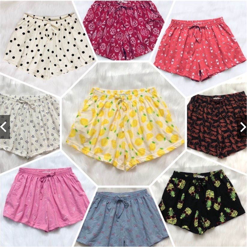 [HCM]Quần đùi nữ ống rộng 💖YC Fashion💖 Quần short ngắn cotton mặc nhà mặc ngủ hoa văn chấm bi thoáng mát dễ thương SP5 | BigBuy360 - bigbuy360.vn