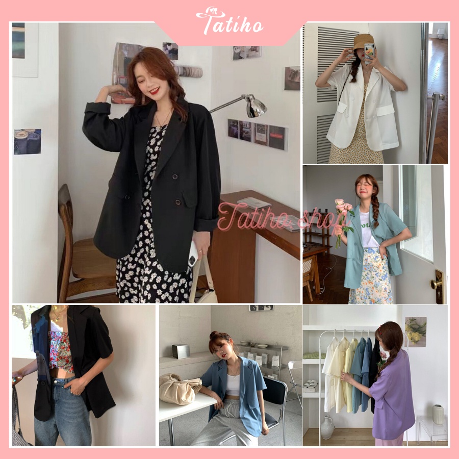 [Hàng Xịn, Giá Tốt]  Áo Vest Tay Cộc ( Áo Blazer ) Dáng Rộng Chất Mát Phong Cách Thời Trang Hottrend - Mã AK005