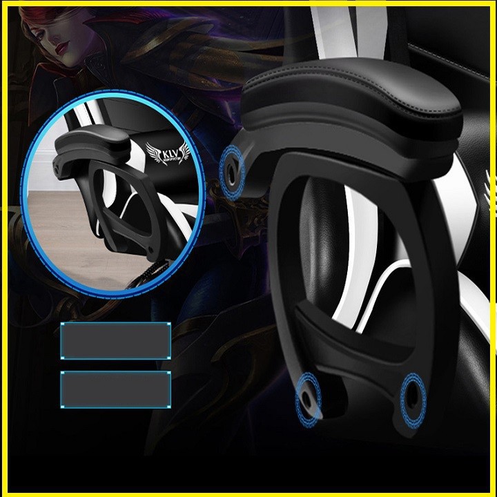 Ghế game cao cấp có đèn led , loa bluetooth , massage 7 điểm , ngả lưng duỗi chân đa năng | BigBuy360 - bigbuy360.vn