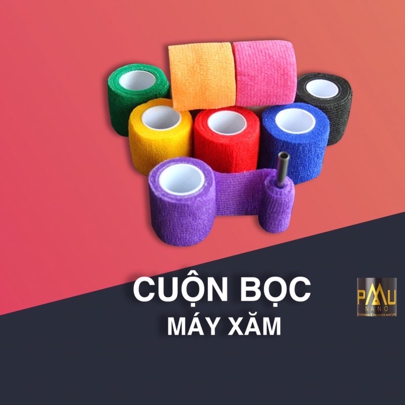 Cuộn vải bọc máy phun xăm chống trơn