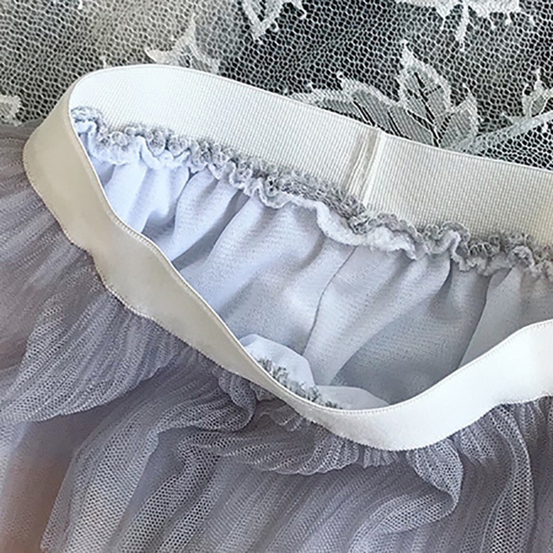 Chân váy lưới xếp li dễ thương cho bé gái