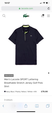 Áo phông thể thao Lacoste