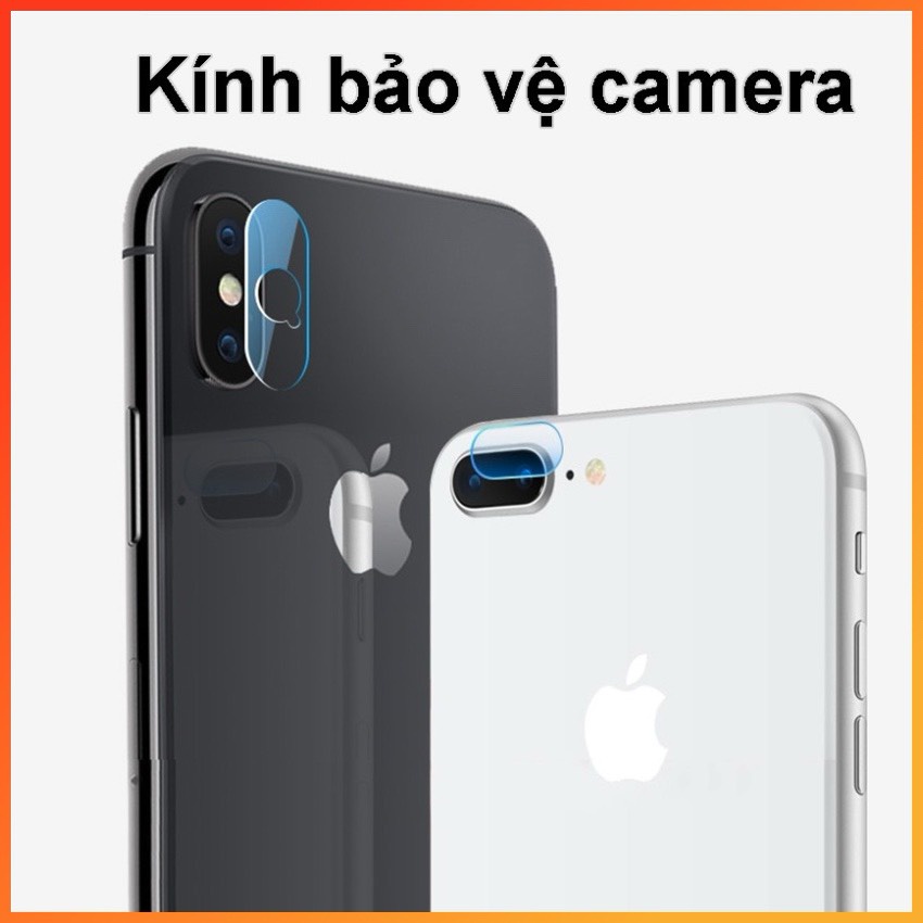 Kính cường lực camera iPhone,dán từng ống kính camera trong suốt bảo vệ cực tốt chống trầy xước, có mã 6Plus -&gt; 12Promax