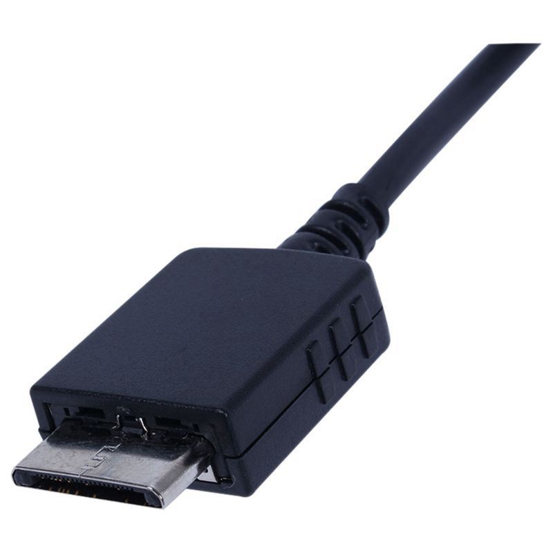 Cáp sạc và chuyển đổi dữ liệu màu đen cho Sony walkman e052 a844 a845 MP3 MP4