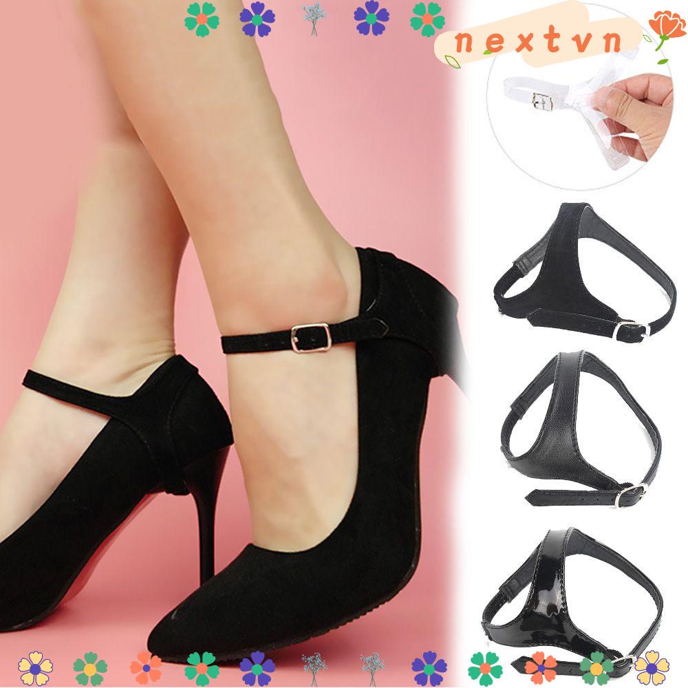 Dây quai giày cao gót với khóa kim loại chống trượt có thể điều chỉnh tiện lợi