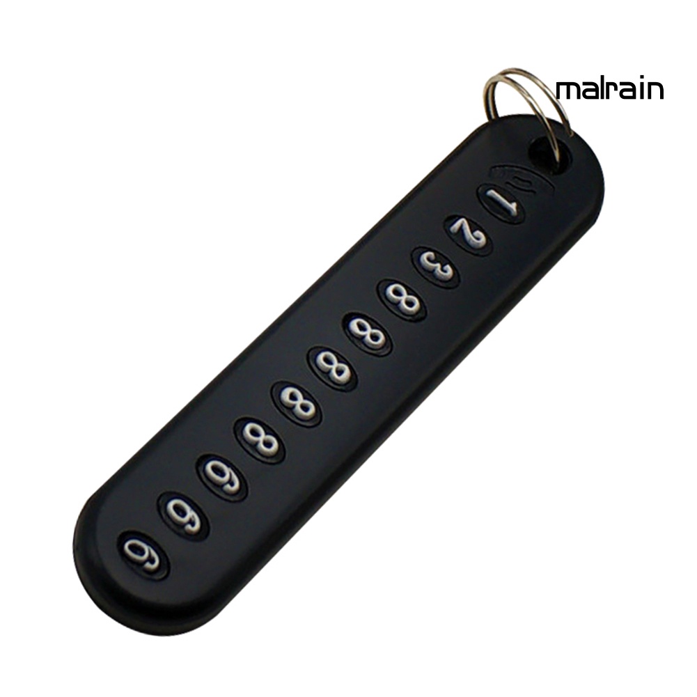 Móc Khóa Bảng Số Điện Thoại Chống Mất Tiện Lợi