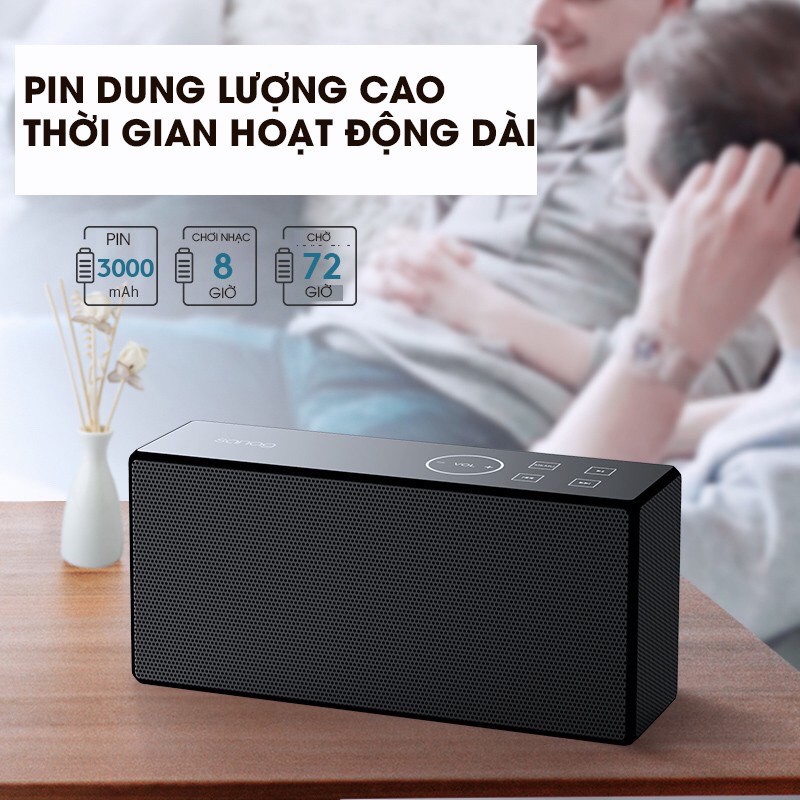 Loa bluetooth SANAG X9 (phiên bản cũ là Dido x9) kiêm đồng hồ báo thức, đo nhiệt độ, đài FM