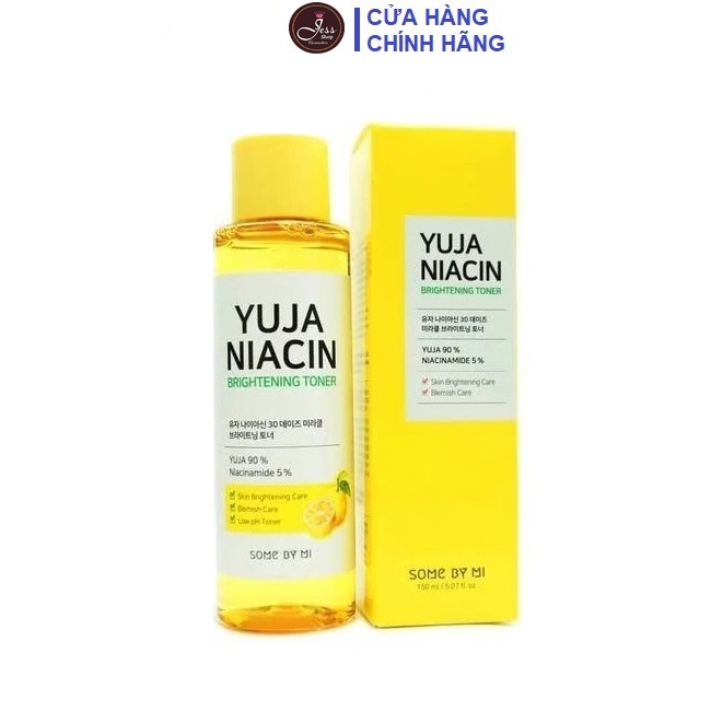 Nước Hoa Hồng Some By Mi Yuja Niacin 30 Days Miracle Brightening Toner 150ml