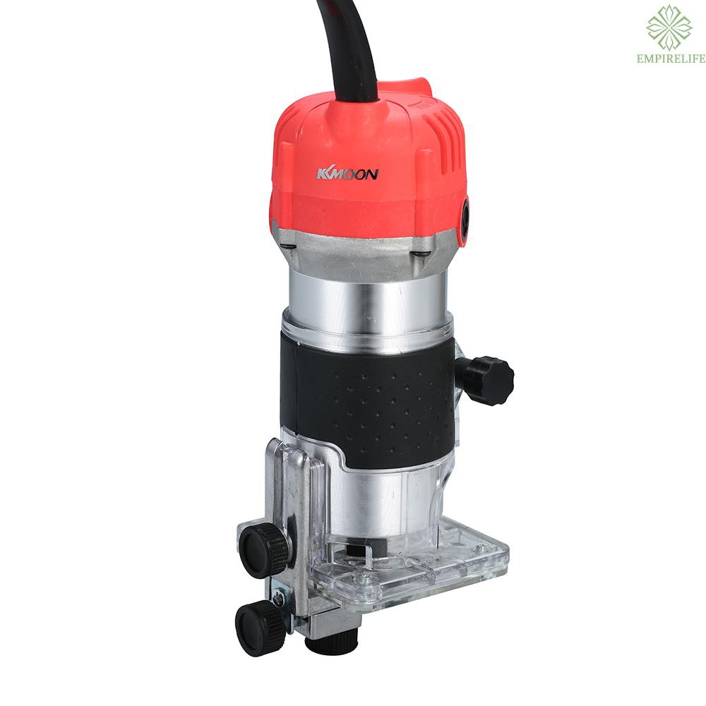 Máy phay gỗ KKmoon 110V 800W 30000 vòng/phút có đế trong suốt tiện dụng