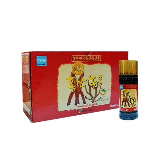 Nước Hồng Sâm Wongi Hàn Quốc hộp 10 chai x 100ml [ Hàng Mới Về ]
