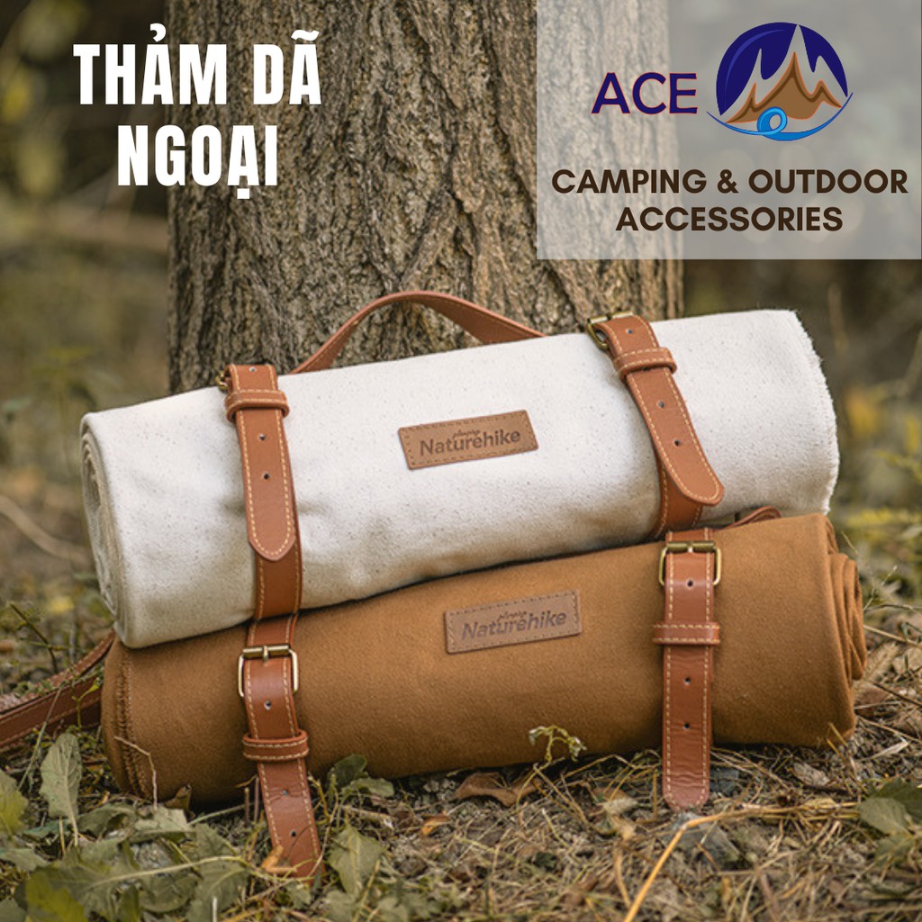 Thảm dã ngoại gấp gọn Glamping Naturehike 100% cotton_NH20FCD10