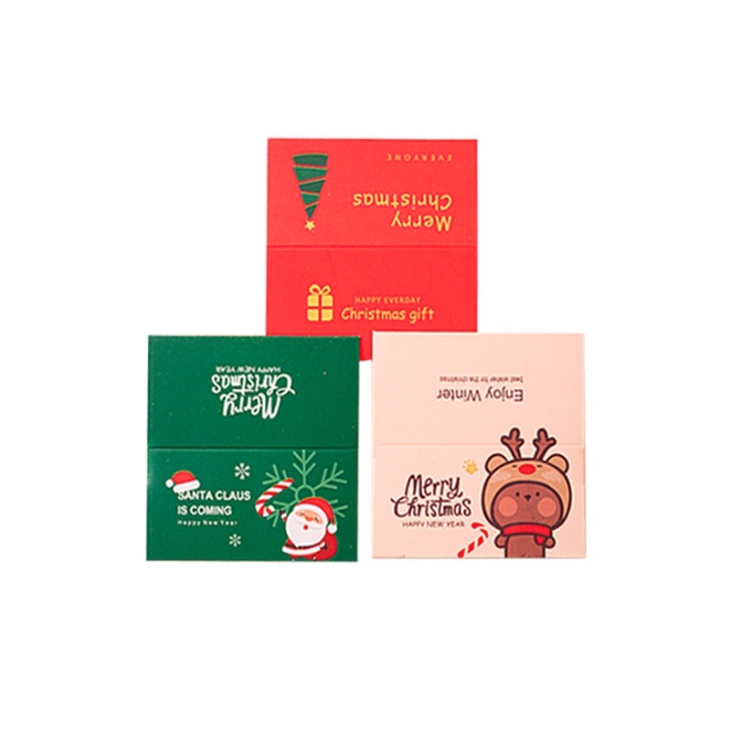 set 10 túi kẹp giấy Noel Xmas 3 size