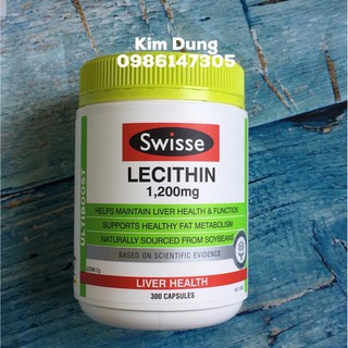 Viên uống mầm đậu nành lecithin swisse 300 viên