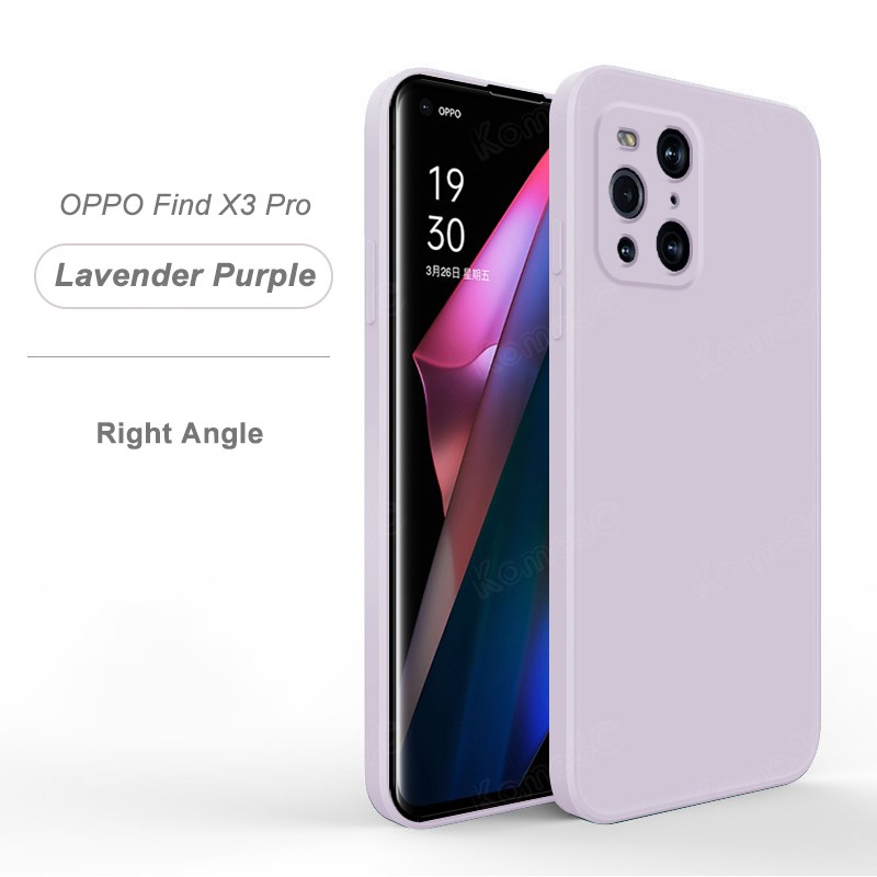 Ốp điện thoại màu trơn bảo vệ cho OPPO Find X3 Pro FindX3Pro