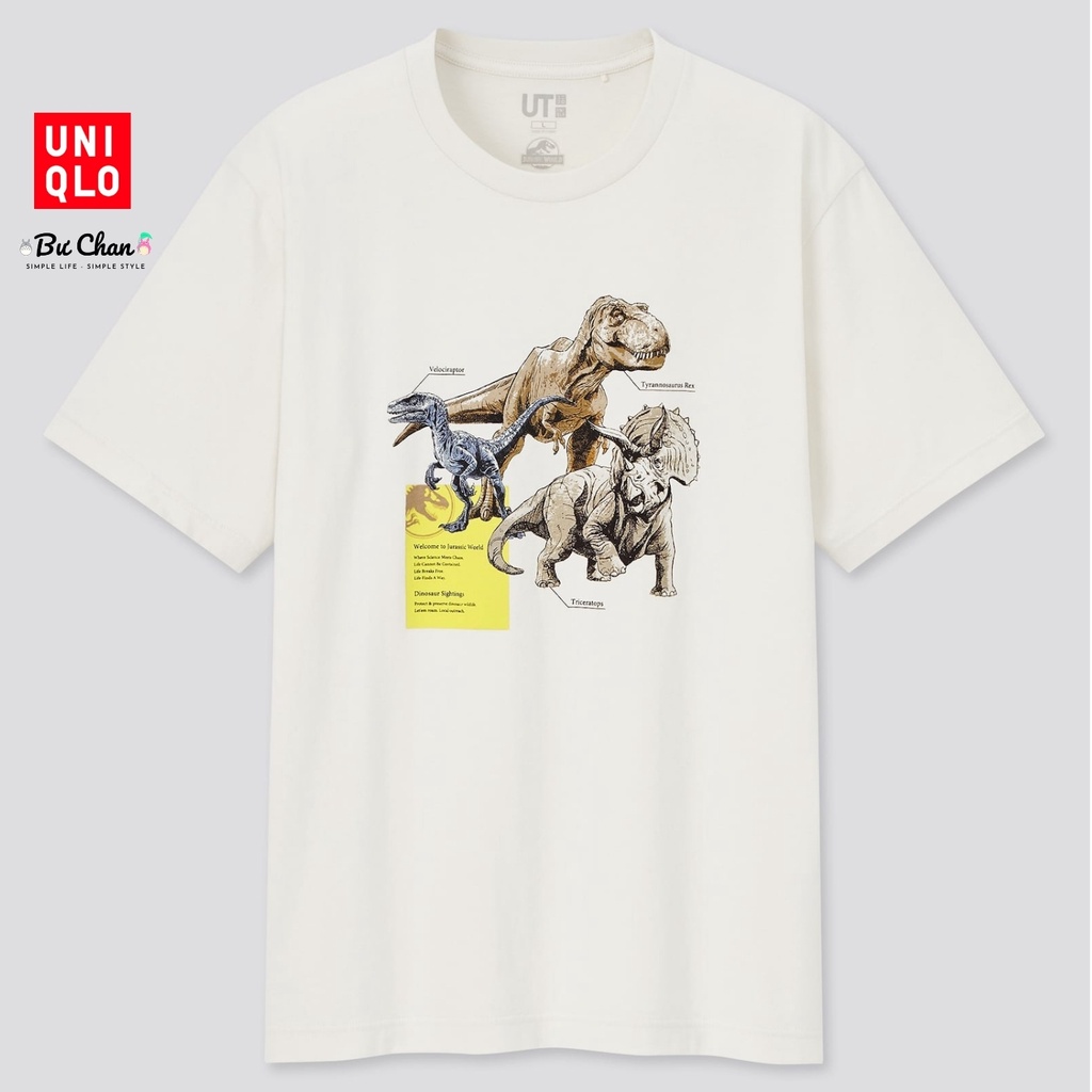 Áo phông UT Nam/Nữ Jurassic World 2 ❤️ (UNIQLO Nhật Chính Hãng)