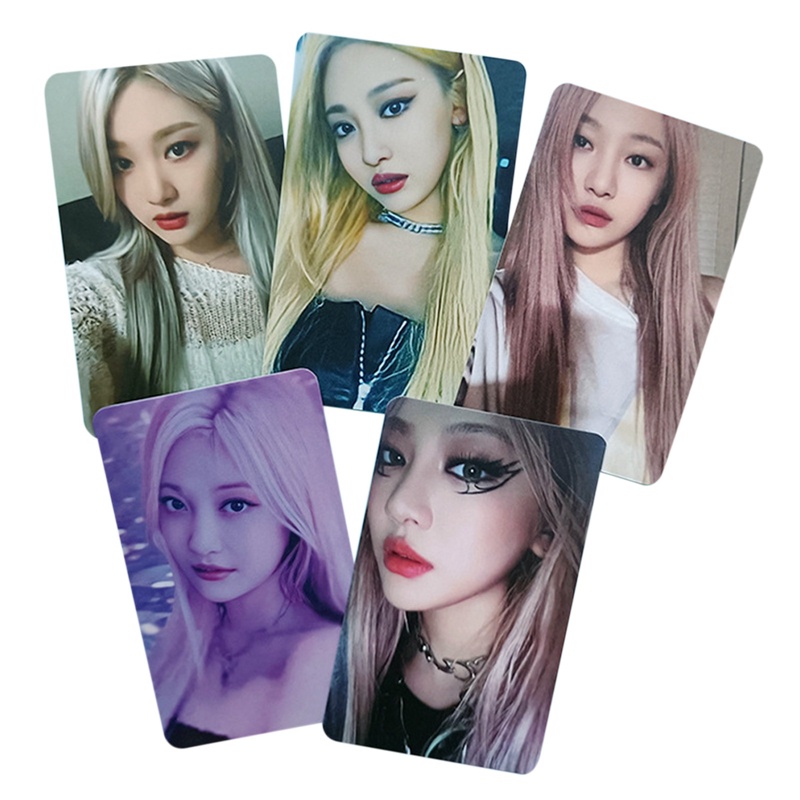 Set 5 Tấm Thẻ Ảnh Lomo Các Thành Viên Nhóm Nhạc Kpop Aespa