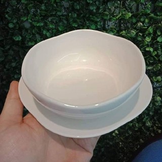 Set bát con kèm đĩa hoa mai sứ Minh Long