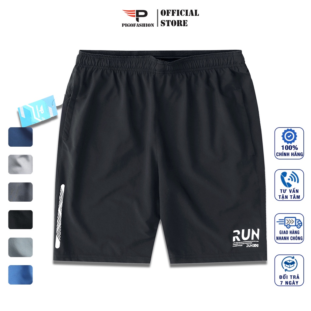 Quần đùi nam chất dù lạnh co giãn, thoáng mát SPMQTTN08 - PigoFashion
