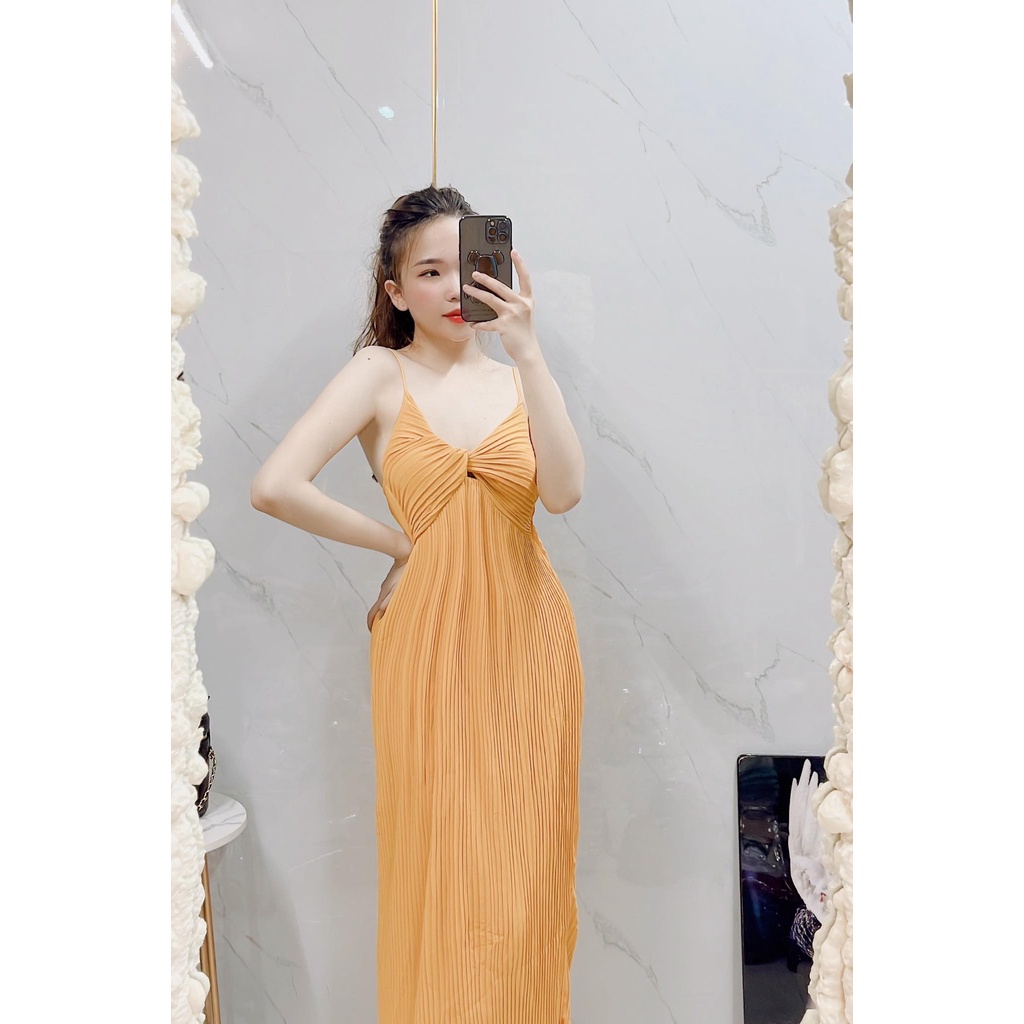 Đầm hai dây xếp ly, vải voan cho nữ mặc nhà, mặc đi chơi nhiều màu, dễ thương, hình thật, vải đẹp, form chuẩn