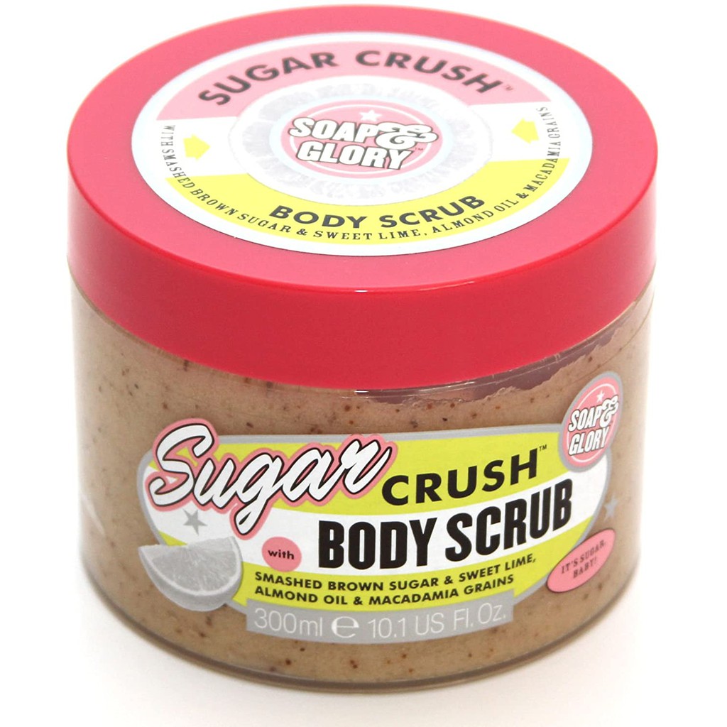 [TOP 1 SHOPEE] Tẩy da chết toàn thân Soap &amp; Glory Sugar Crush Body Scrub 300ml (Bill Anh)