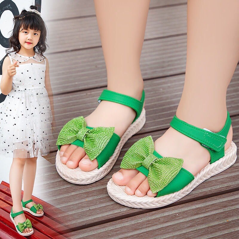 Sandal hình nơ ngộ nghĩnh cho bé gái