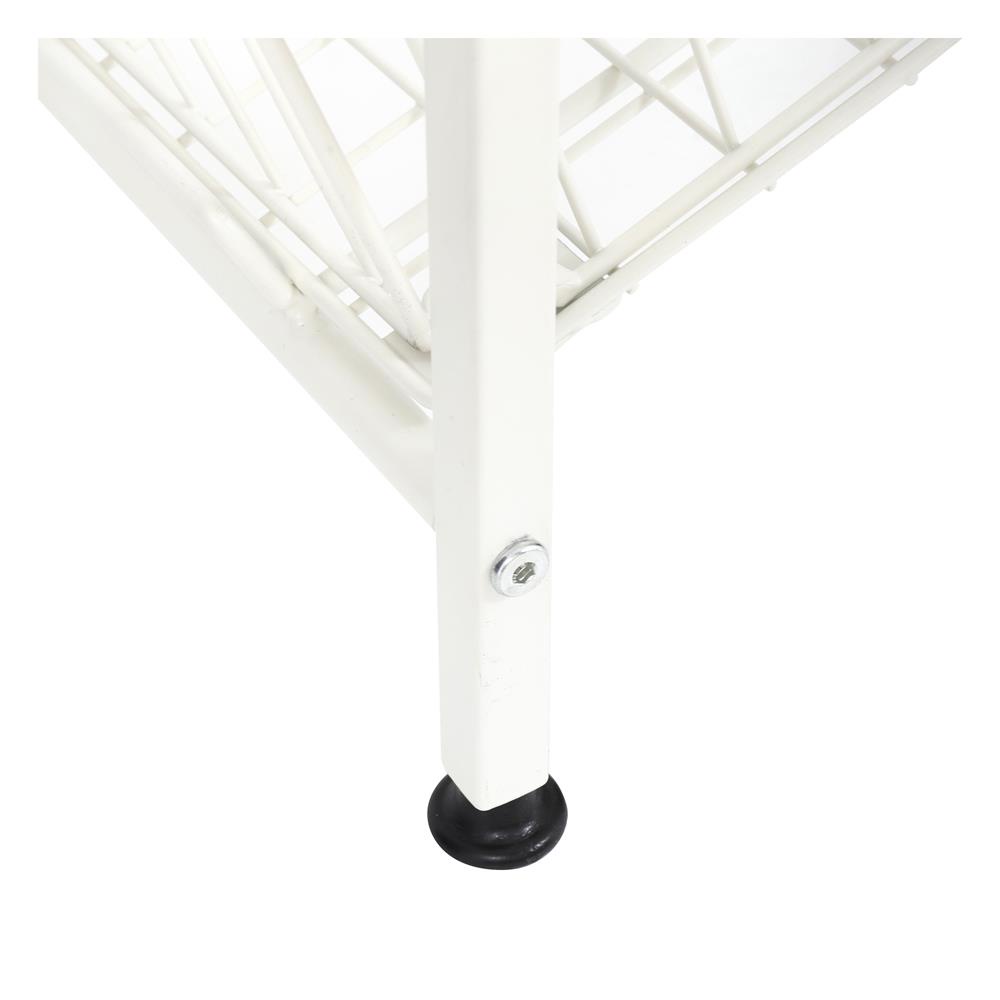 HomeBase STACKO Kệ 2 tầng bằng lưới thép SCANDI Thái Lan W33.5xH97.5xD39cm màu trắng