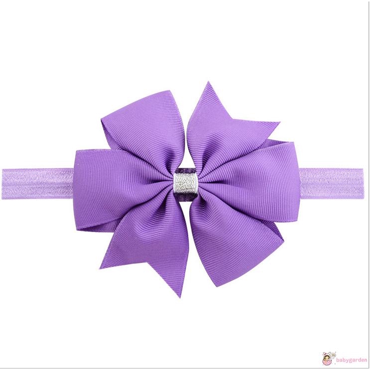 Băng đô nơ co giãn đáng yêu cho bé gái