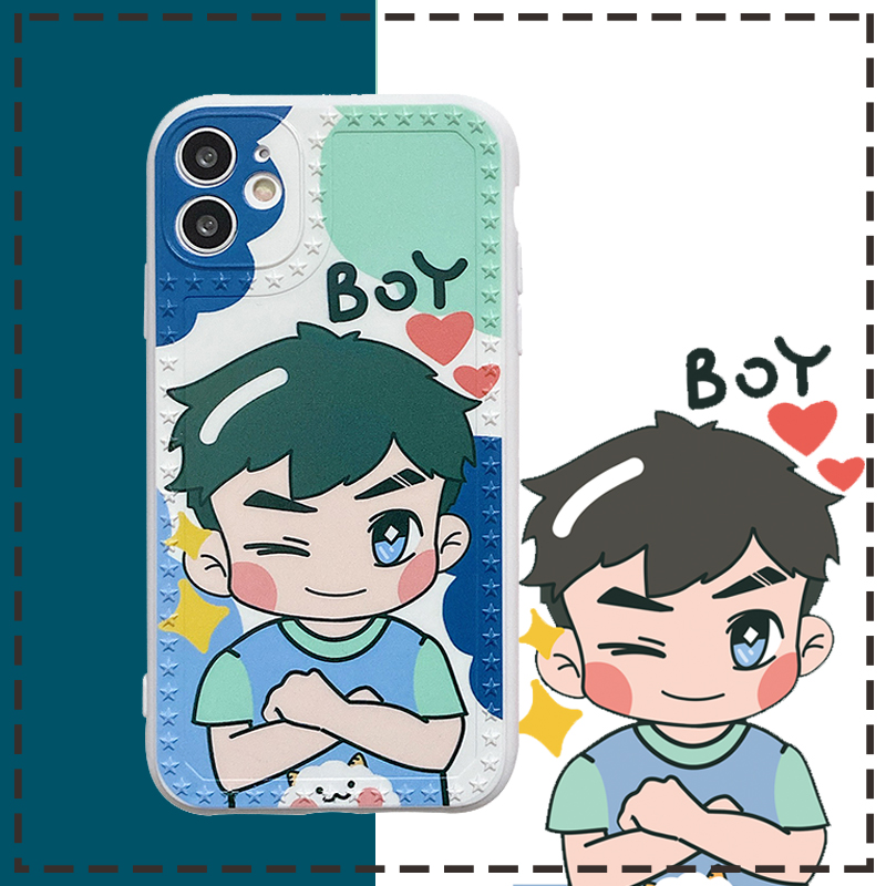 Ốp điện thoại bảo vệ ống kính in hình hoạt hình cho IPhone 7 8 Plus 11 12 Pro Max 12pro 7+ 8+ Plus XR SE 2020 | BigBuy360 - bigbuy360.vn