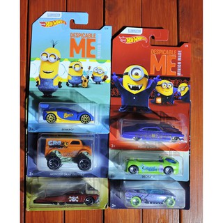 Bộ Sưu Tập Xe Hotwheels Minion Despicable DWF12